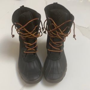 EUC Leather Sperry waterproof snow boots/rain boots